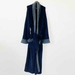 Barefoot Dreams Cozychic Black Buttery Soft Robe